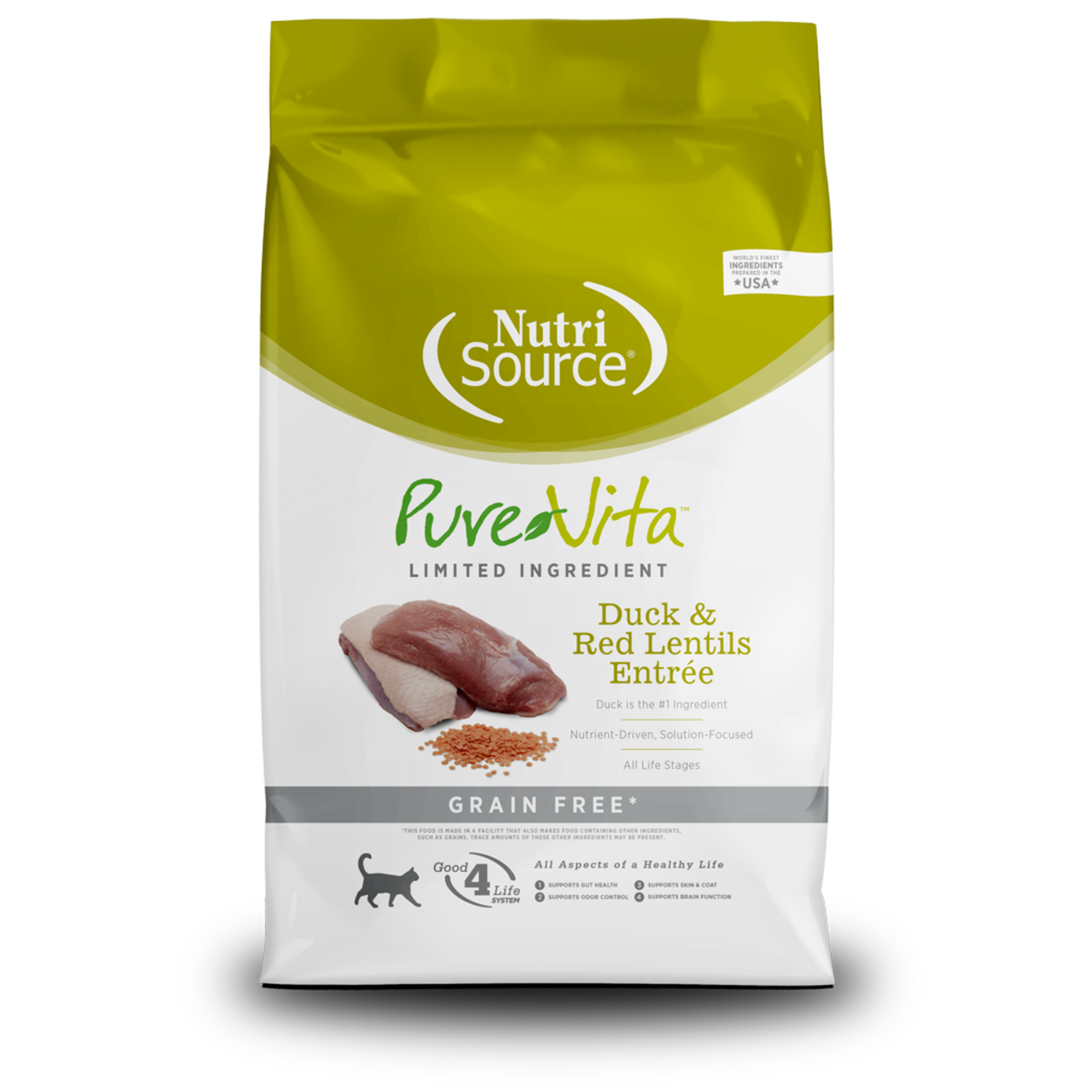 NutriSource NutriSource Pure Vita - Grain Free Duck & Red Lentils Entrée for Cats