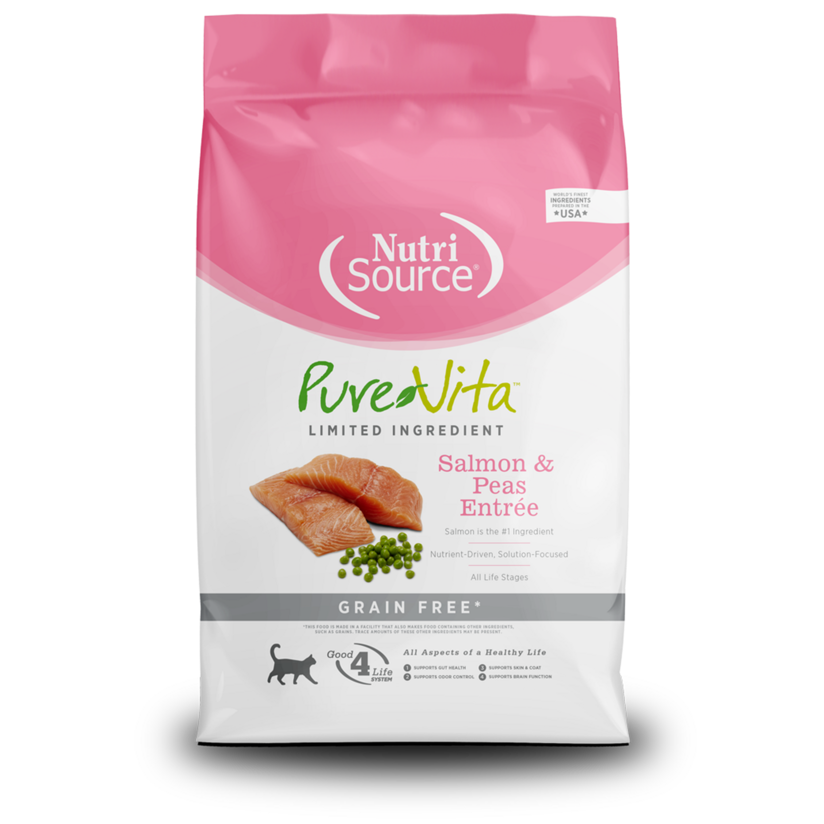 NutriSource NutriSource Pure Vita - Grain Free Salmon & Peas Entrée for Cats