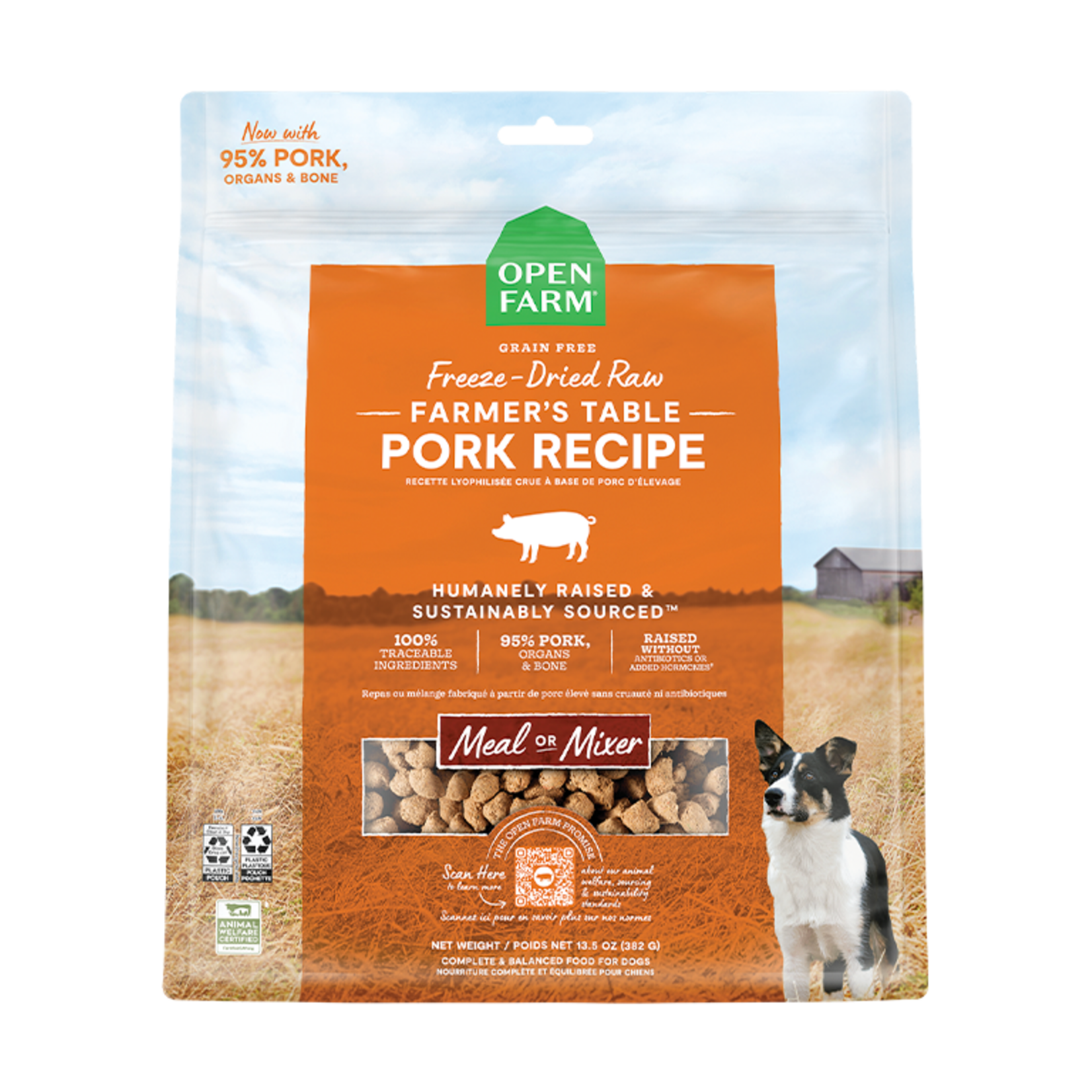 Open Farm Open Farm Freeze-Dried Raw - Farmer's Table Pork Recipe Morsels for Dogs
