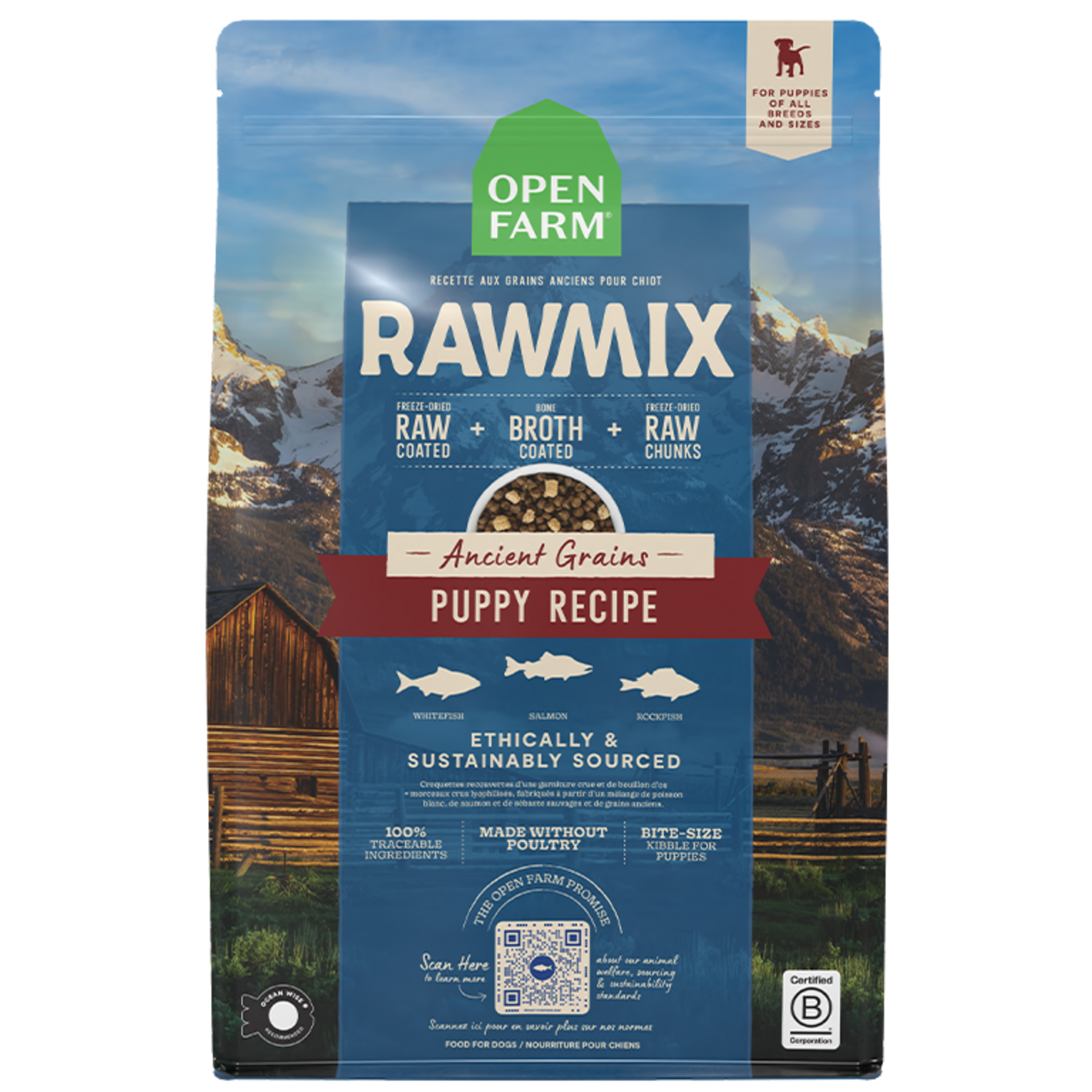 Open Farm Open Farm RawMix - Puppy Ancient Grains Recipe for Dogs