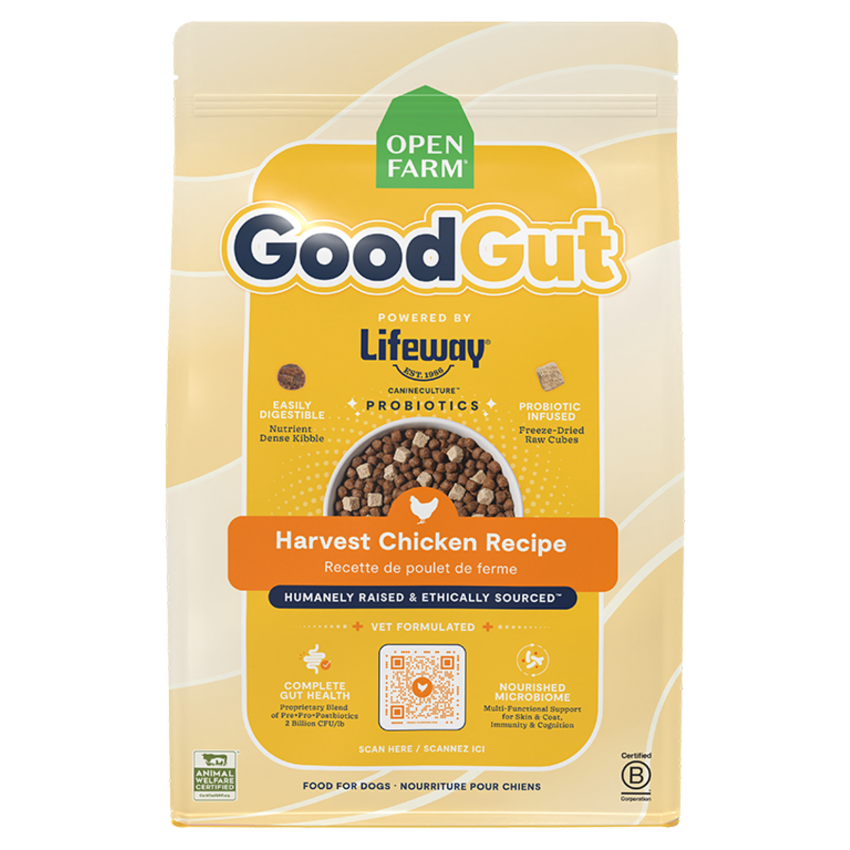 Open Farm Open Farm GoodGut - Harvest Chicken Recipe for Dogs