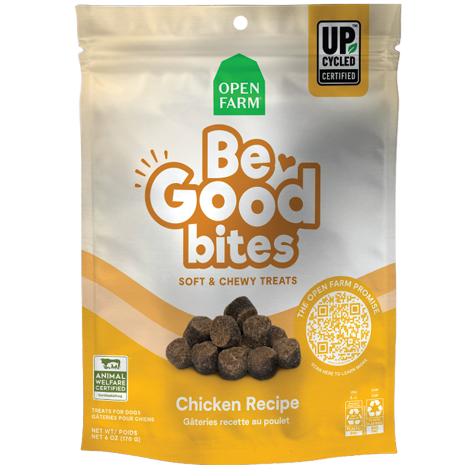 Open Farm Open Farm Be Good Bites - Chicken Recipe Soft & Chewy Treats