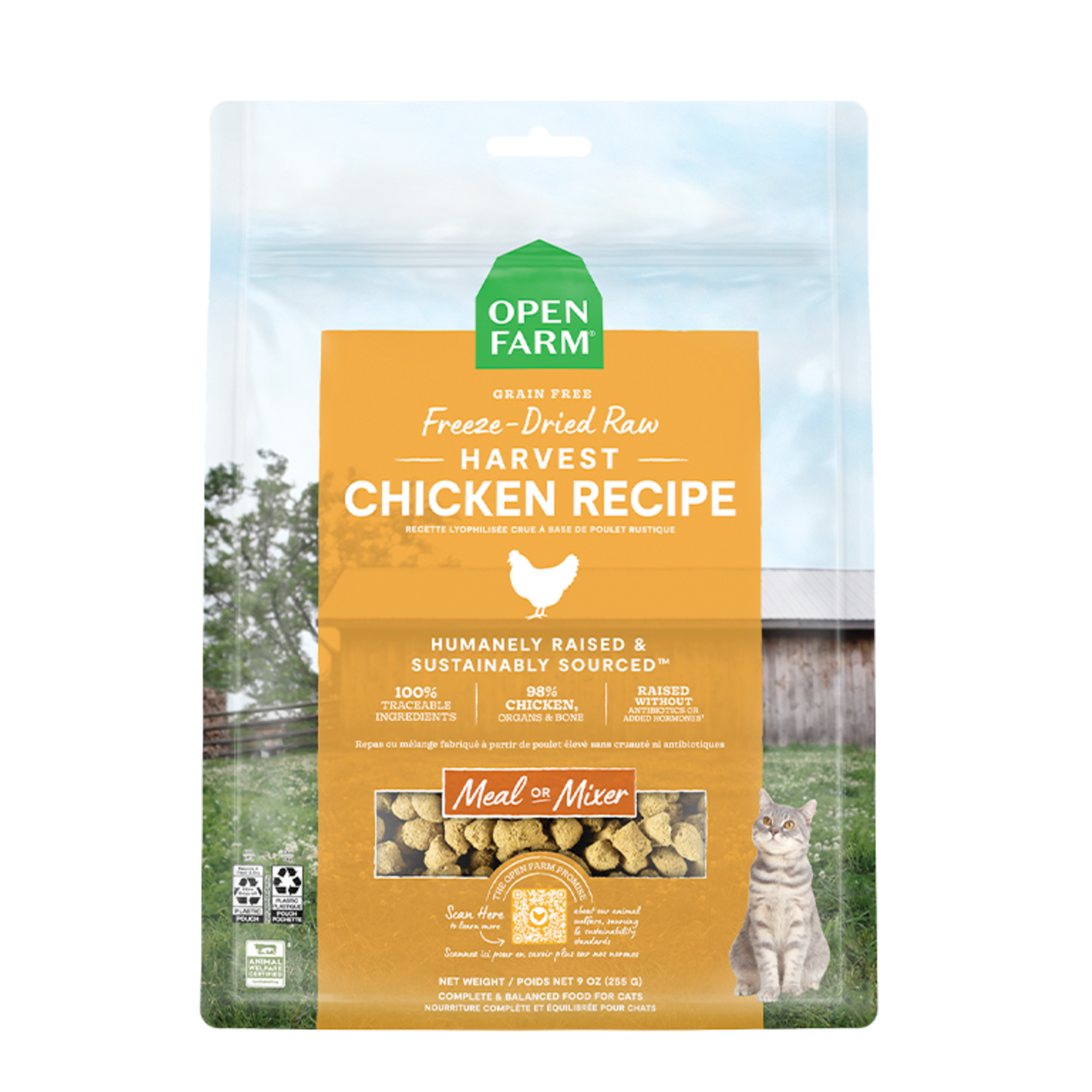 Open Farm Open Farm Freeze-Dried Raw - Harvest Chicken Recipe Morsels for Cats