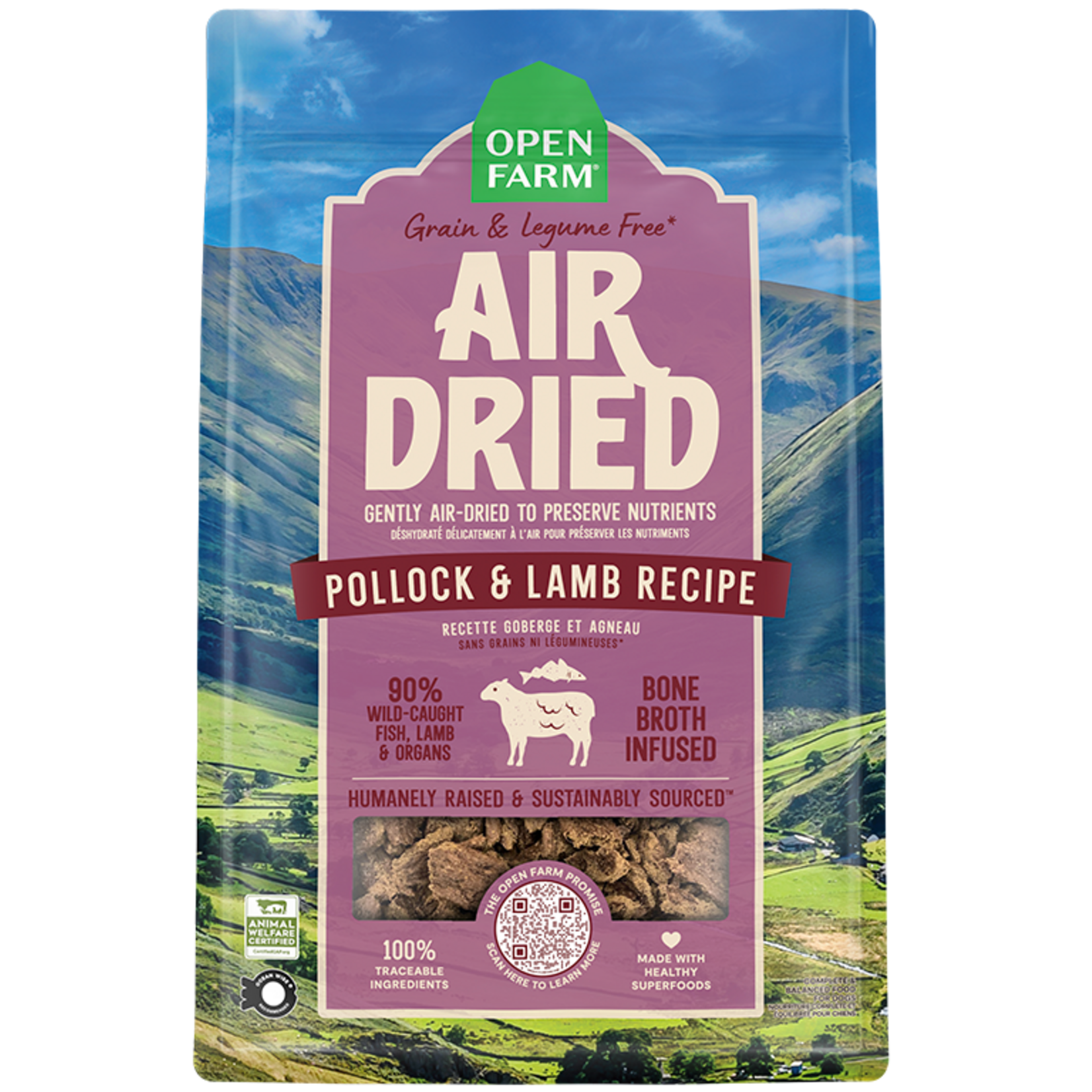 Open Farm Open Farm Air Dried Pollock & Lamb Recipe for Dogs