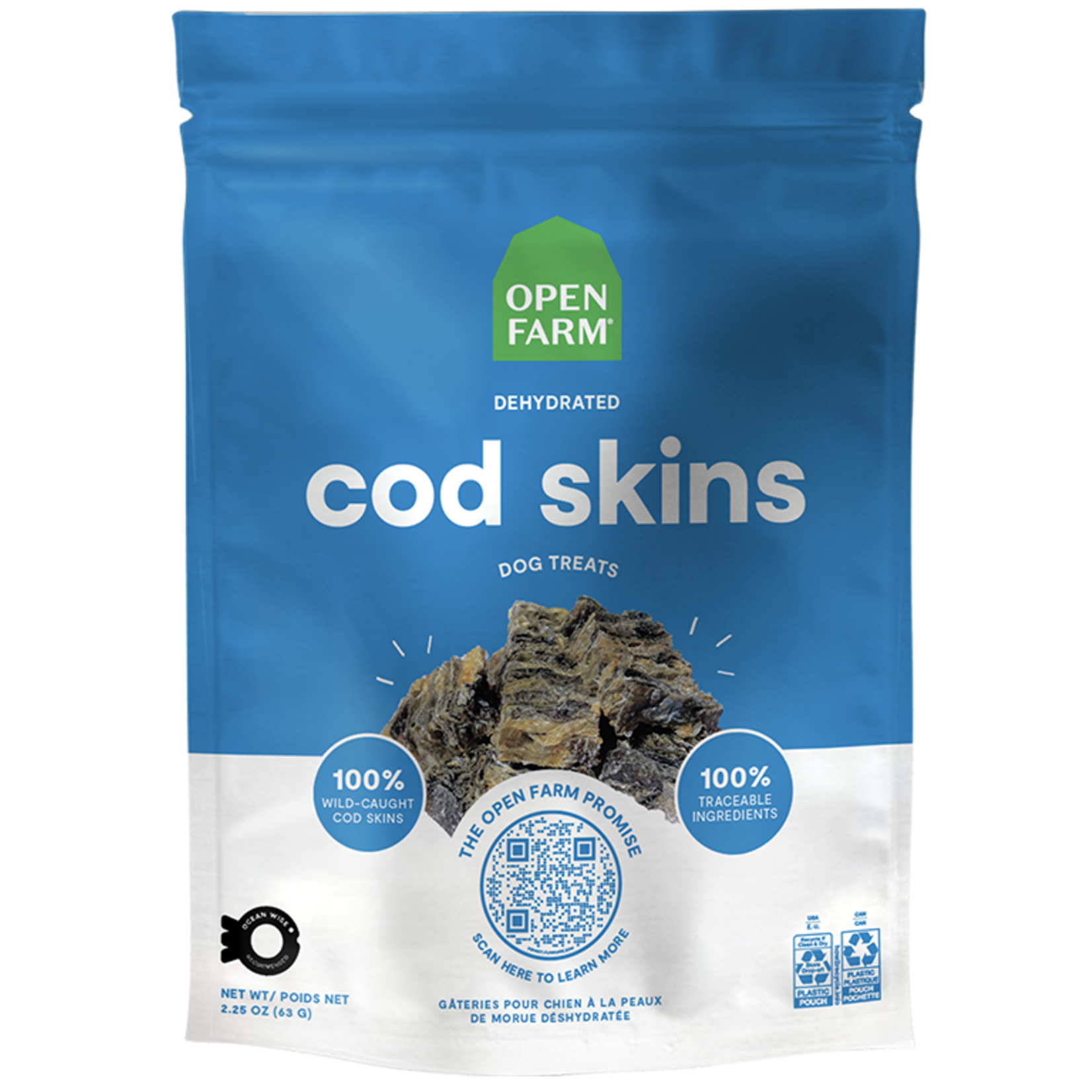 Open Farm Open Farm Dehydrated Cod Skins Dog Treats