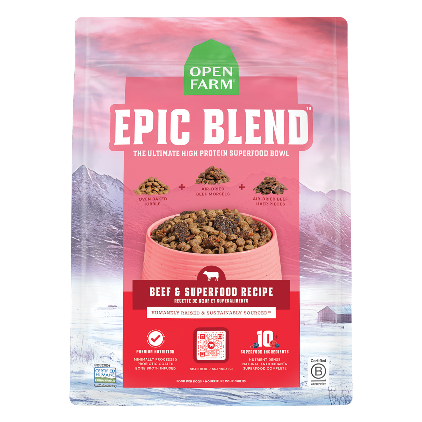 Open Farm Open Farm Epic Blend - Beef & Superfood Recipe for Dogs