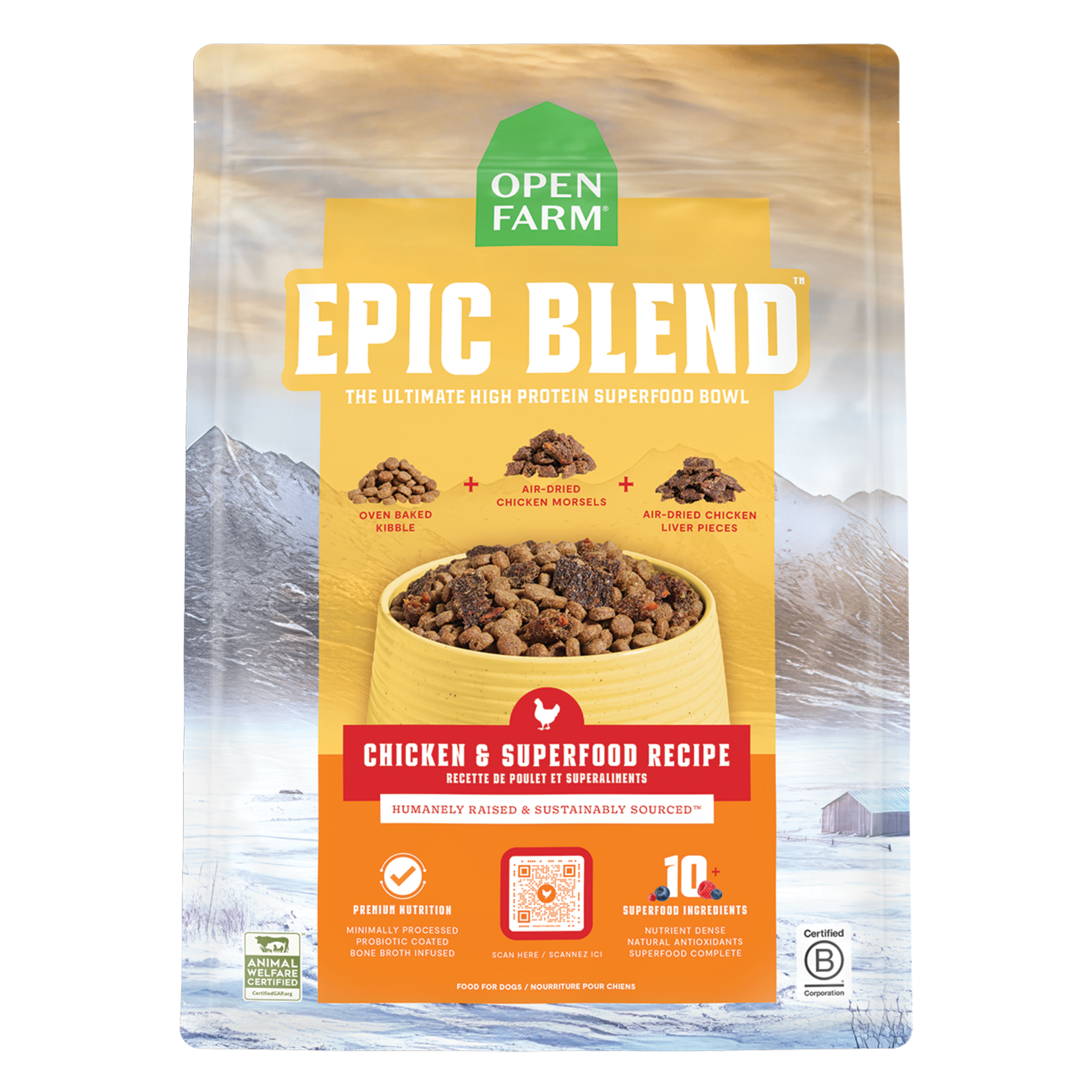 Open Farm Open Farm Epic Blend - Chicken & Superfood Recipe for Dogs