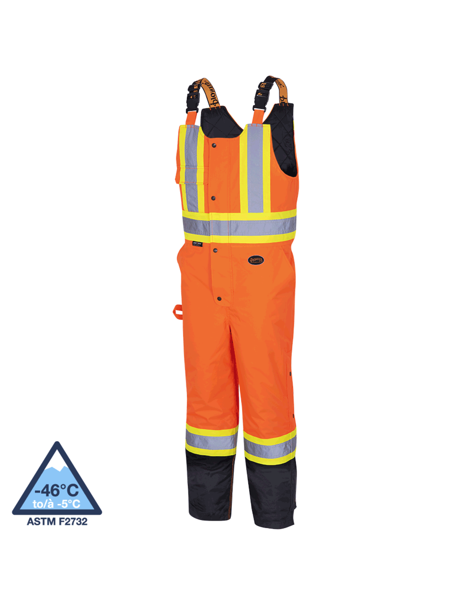 Hi-Vis Insulated Bib Overalls