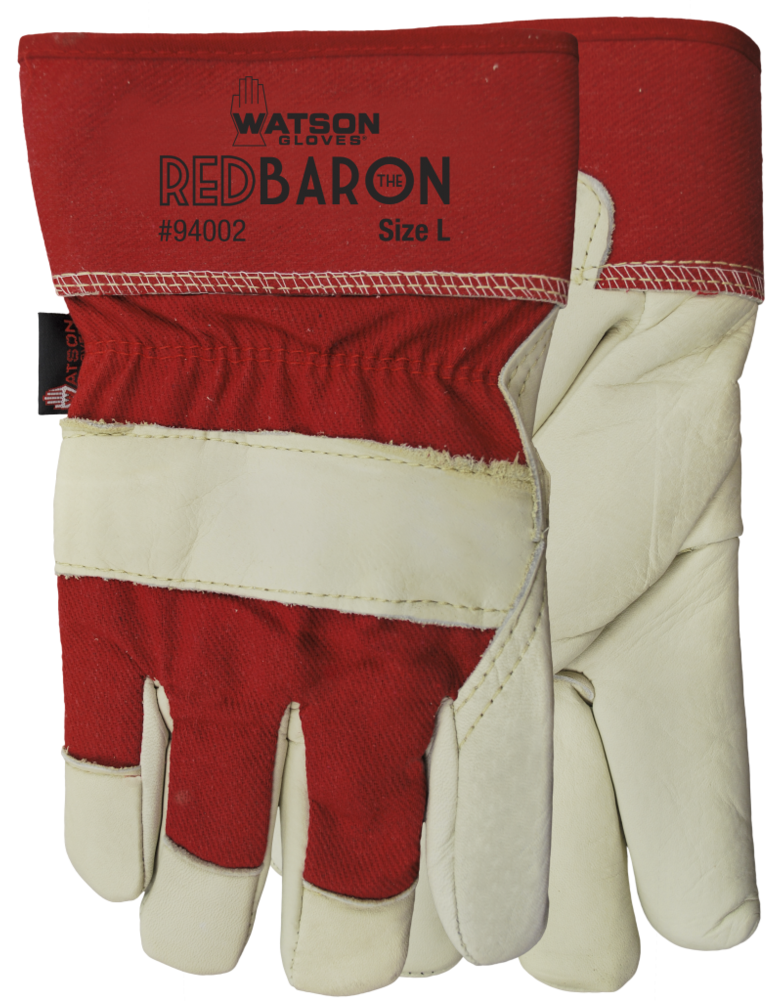 Red Baron Grain Leather Glove