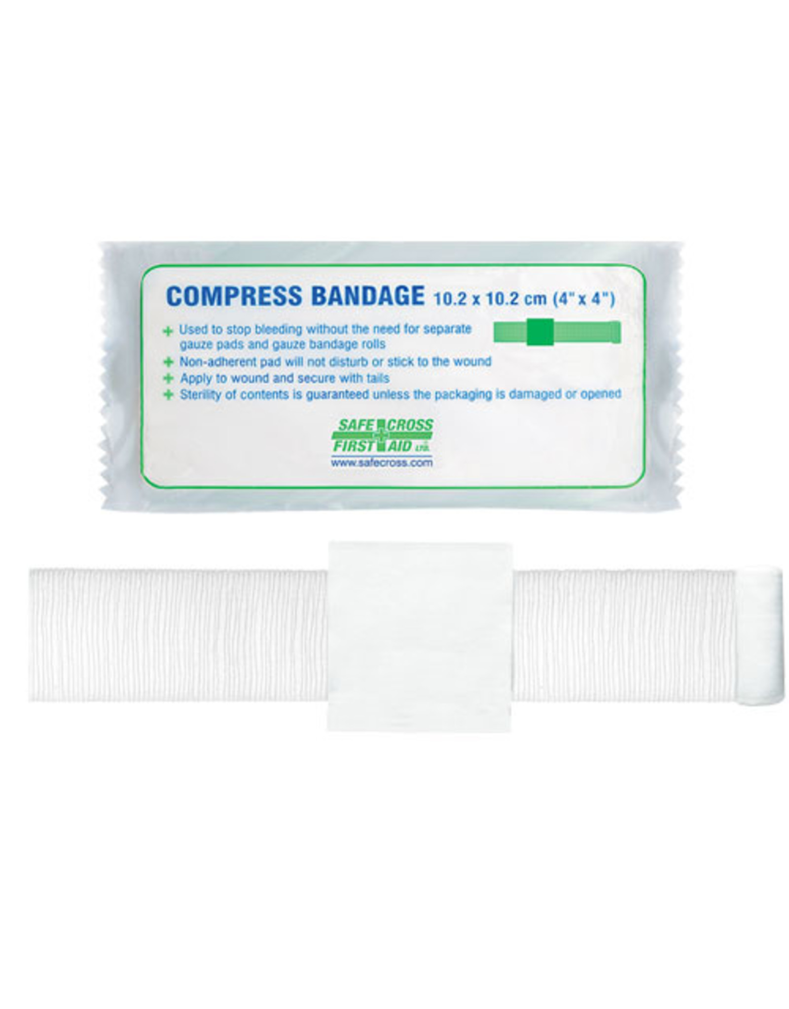 Compress Bandage, 10.2 x 10.2 cm