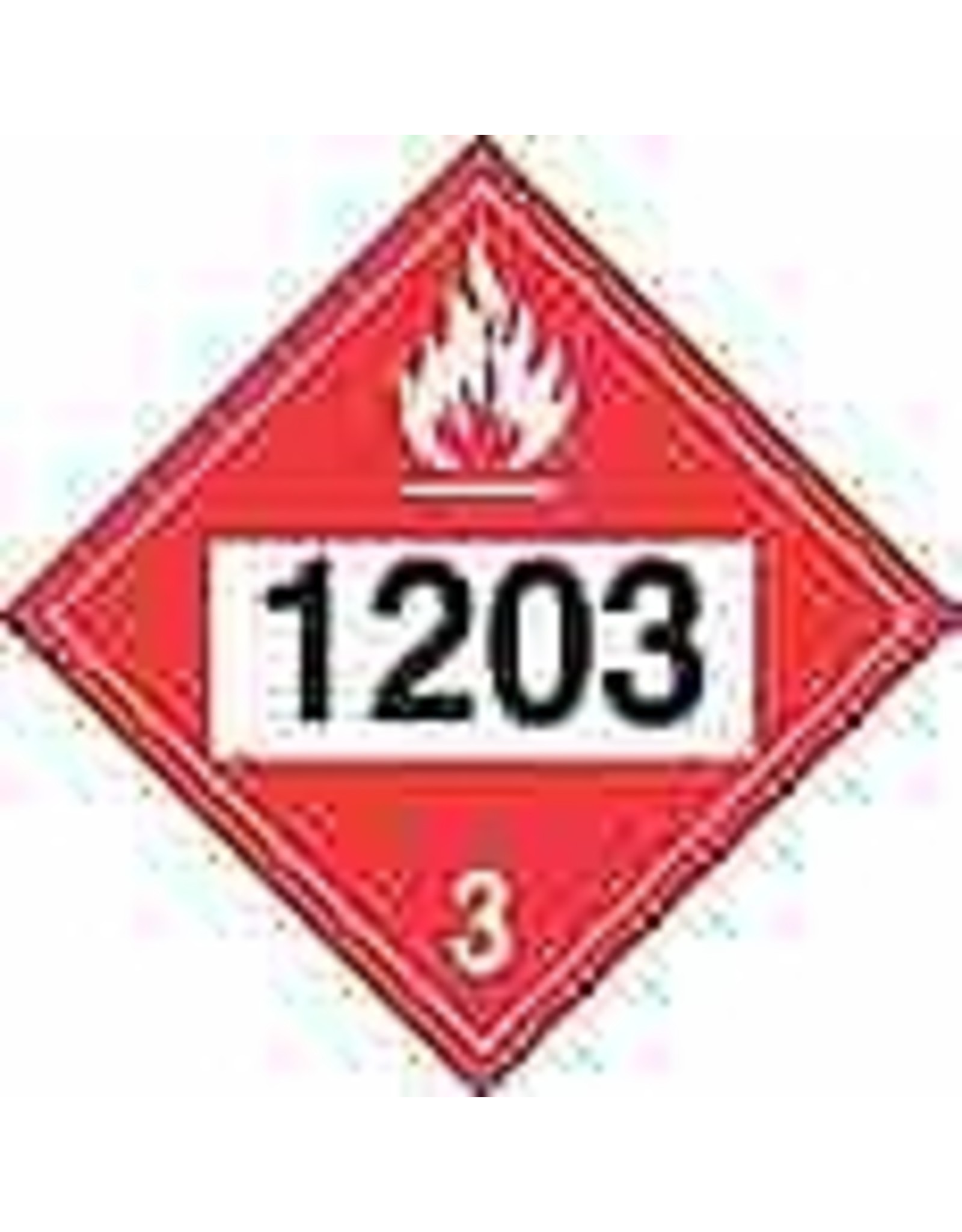 1203 (Gasoline) Placard - Plastic