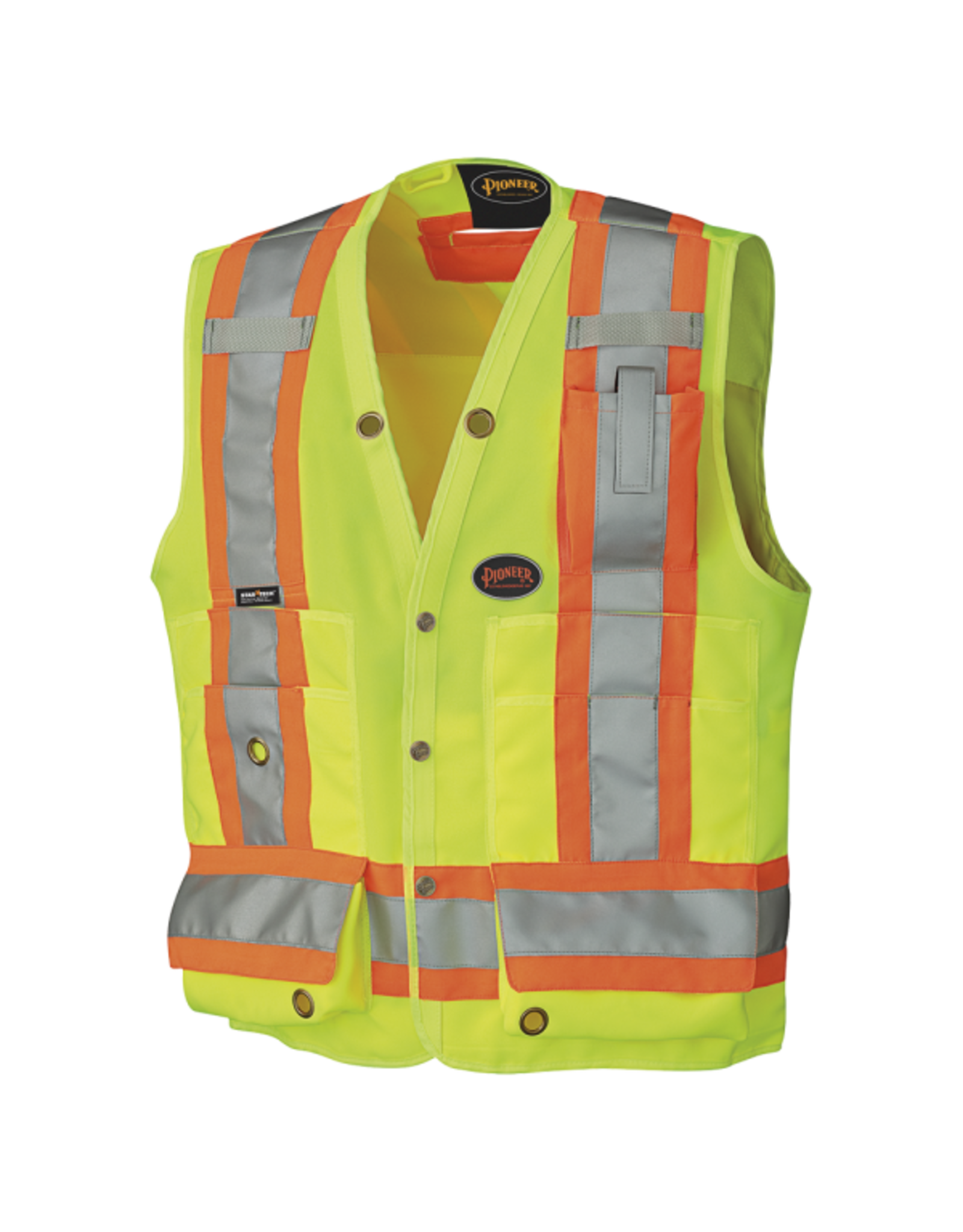 Hi-Viz Surveyor's Safety Vest 150D Yellow/Green