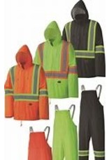 Lightweight Poly/PVC Safety Rain Suit