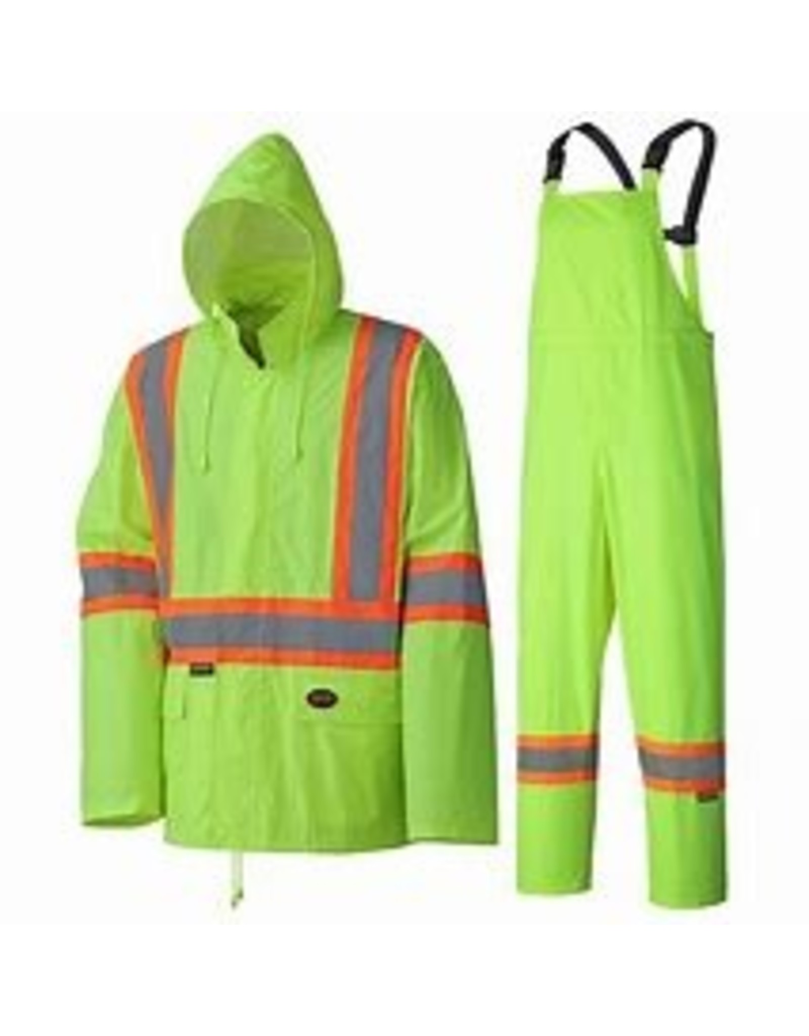 Lightweight Poly/PVC Safety Rain Suit