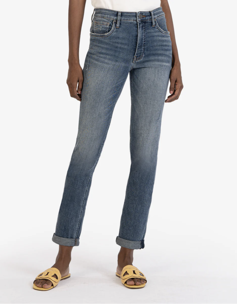 Rachel High Rise Fab Ab Mom Jean