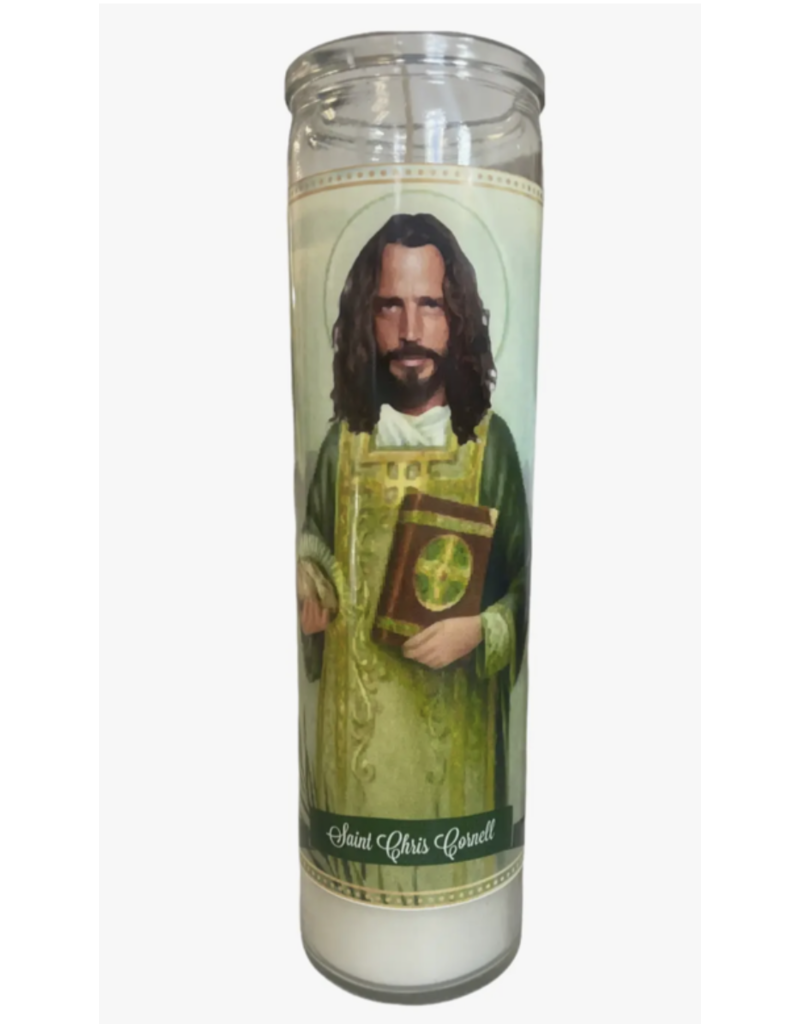The Luminary and Co. Chris Cornell Devotional Prayer Saint Candle