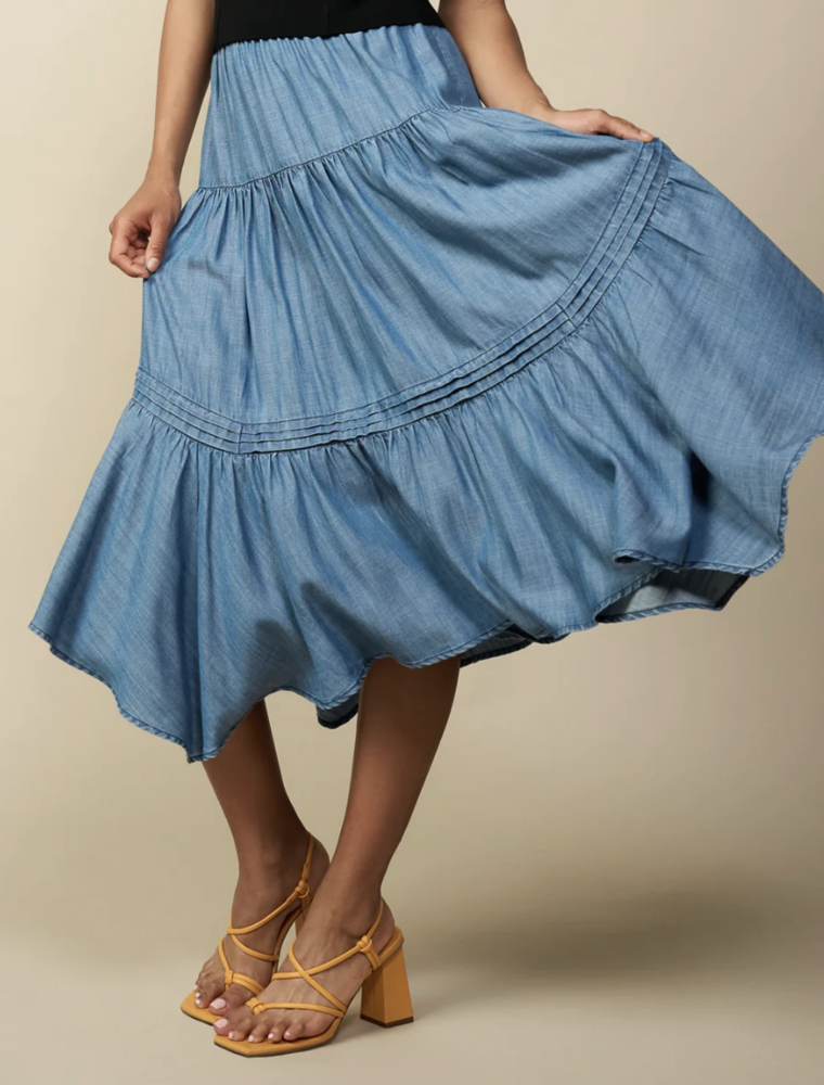 Current Air Tiered Skirt