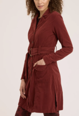 XCVI Cord Belted Trench