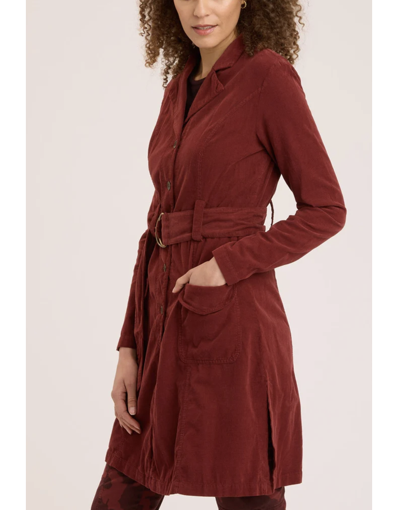 XCVI Cord Belted Trench