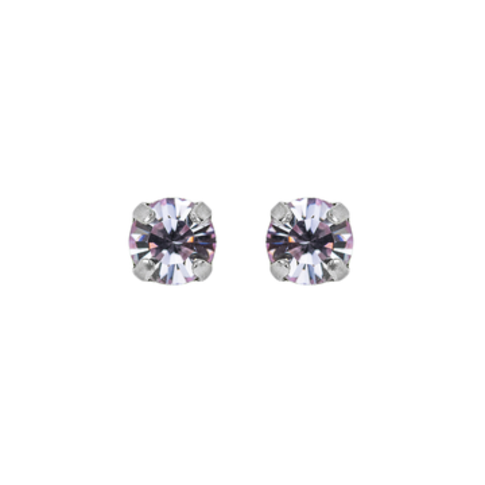 Mariana Petite Everyday Stud Earrings in Rhodium