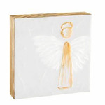 Large Angel Block Plaque