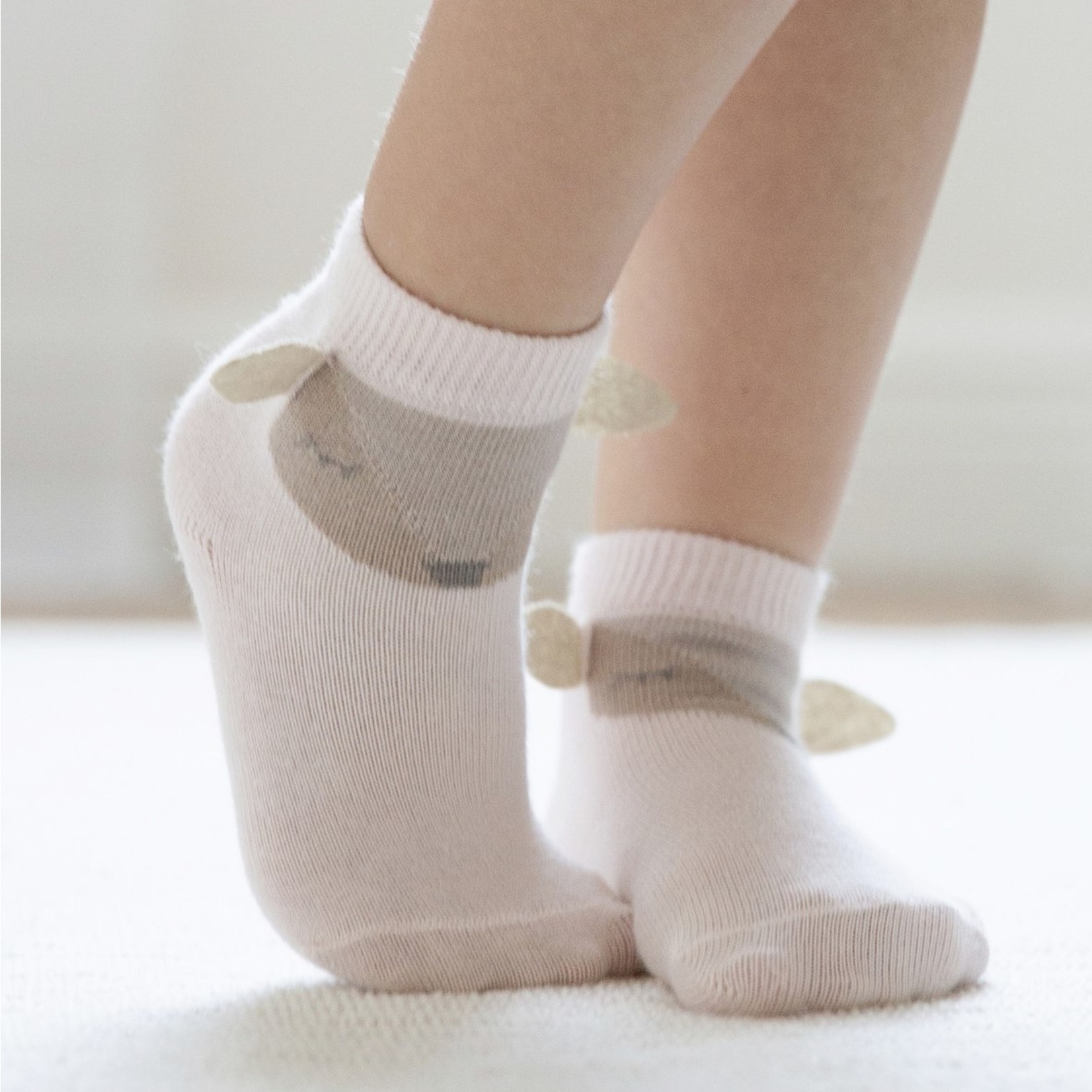 Fawn Non-Slip Sock Set - 6 pk