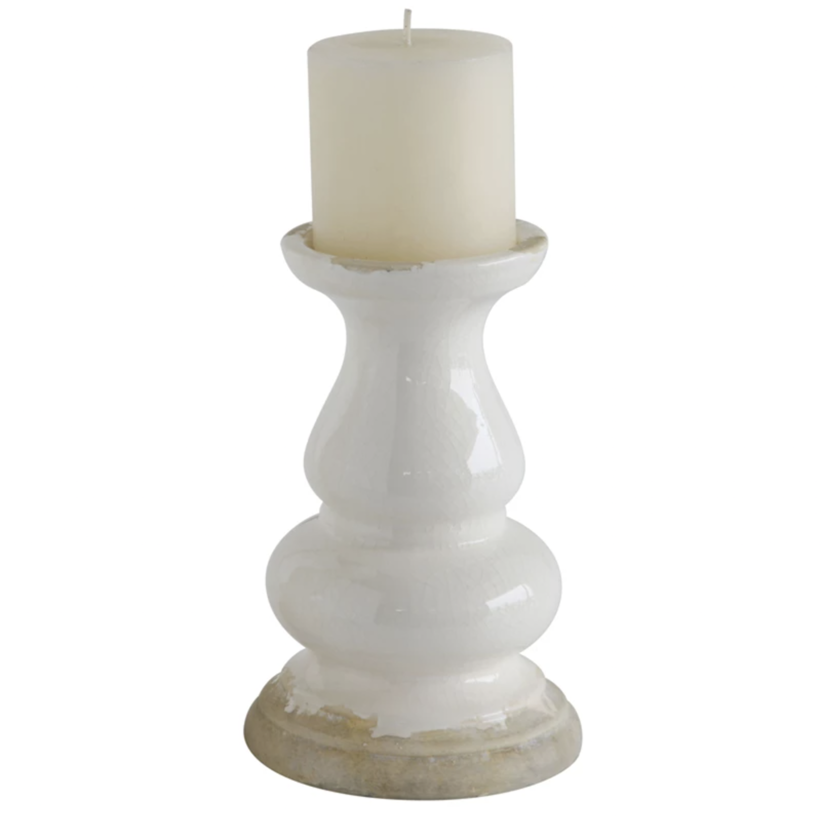 Stoneware Candle Holder