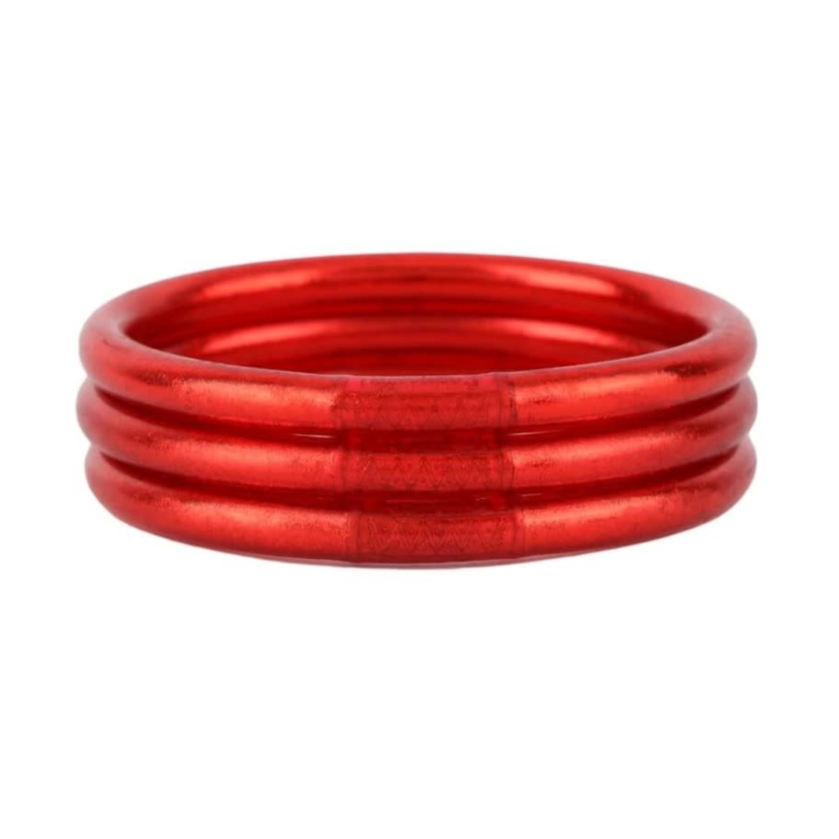 BuDhaGirl BuDhaGirl All Weather Bangles LIMITED EDITION Crimson (Set of 3) -