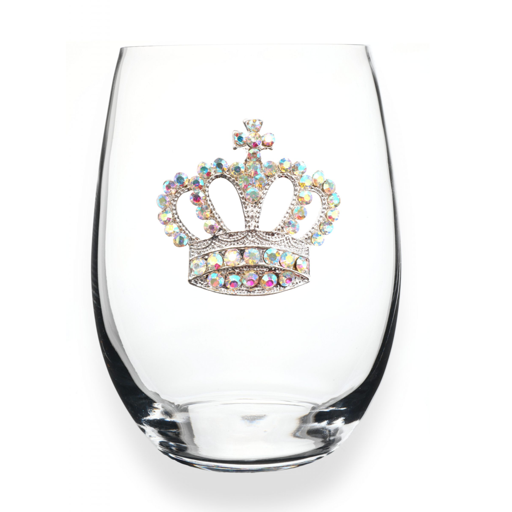 Aurora Borealis Crown Jeweled Glassware