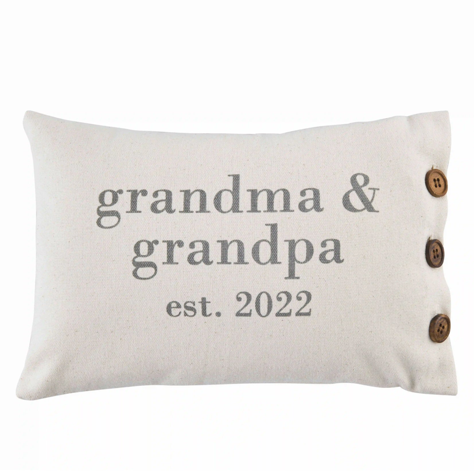 Grandparent Est. 2022 Throw Pillow