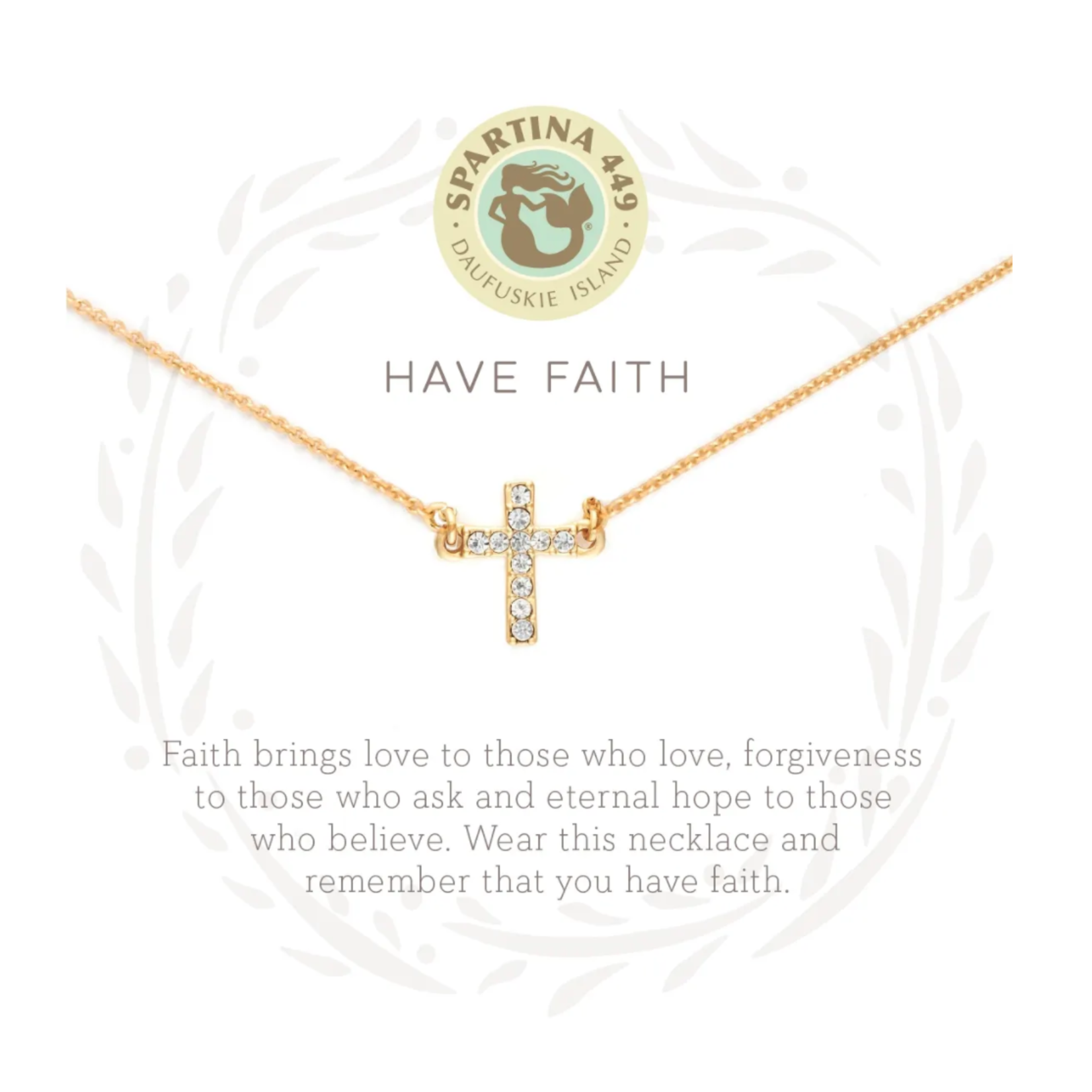 Sea La Vie Have Faith Cross Necklace