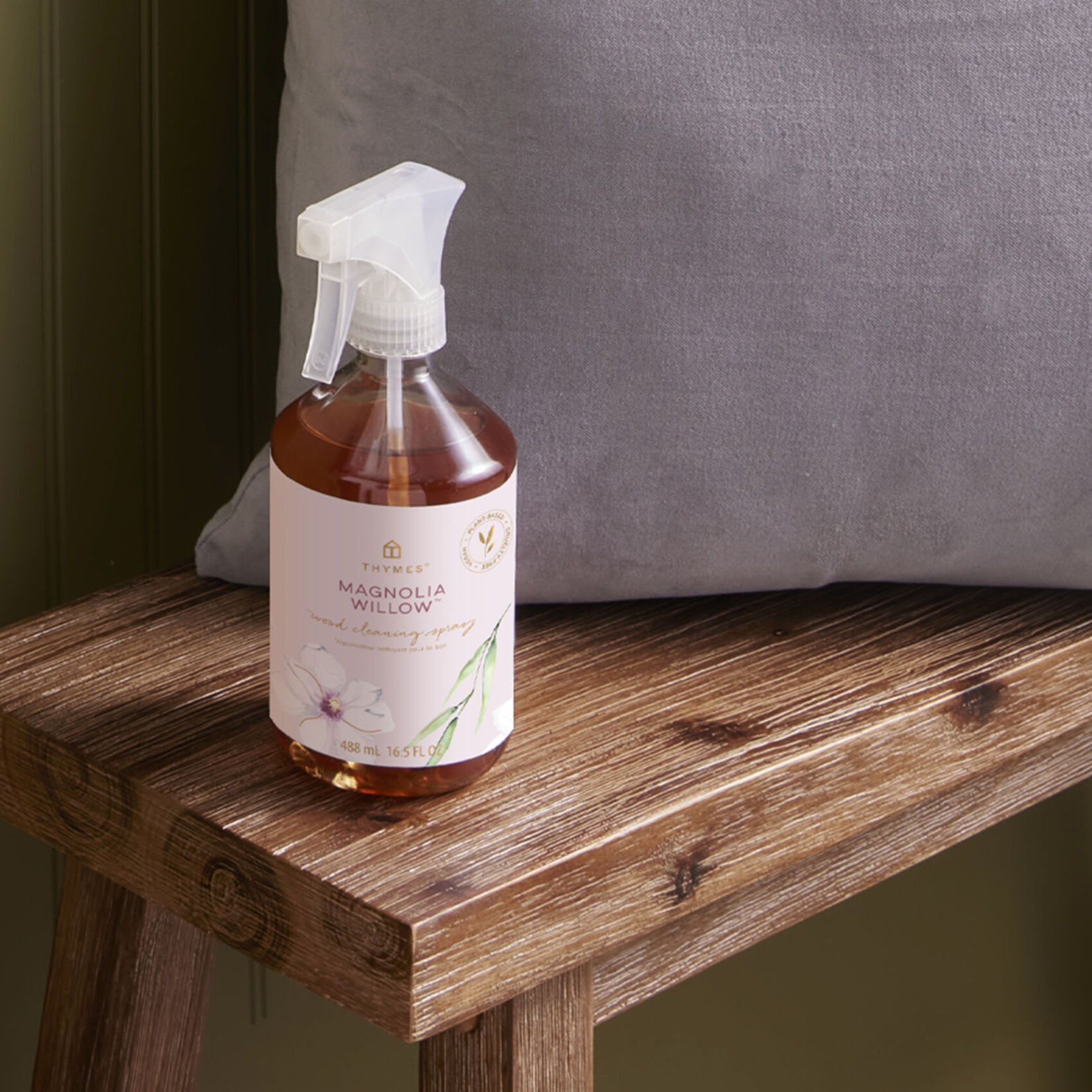 Thymes Wood Cleaning Spray  Magnolia Willow