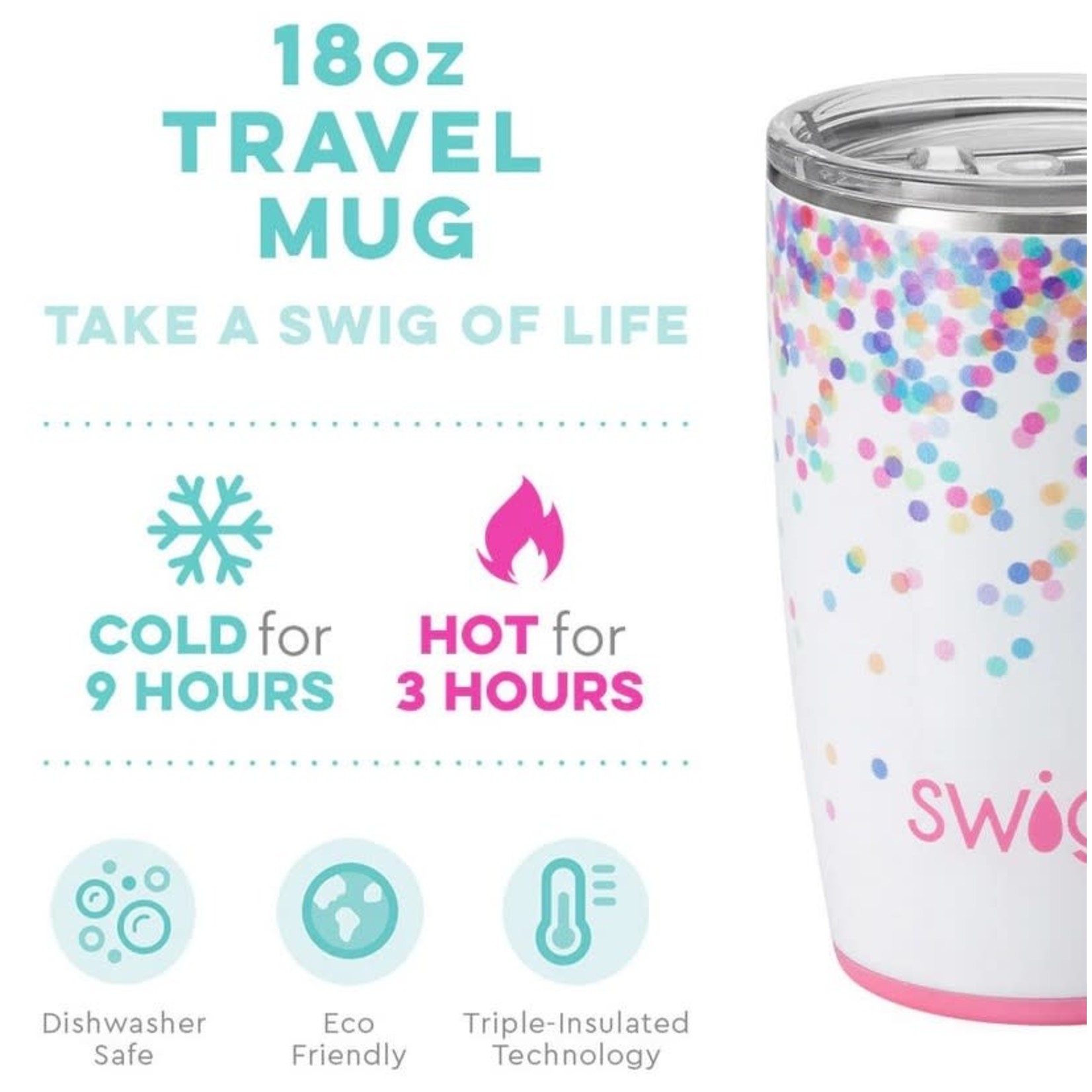 Swig - Confetti Travel Mug (18 oz.)