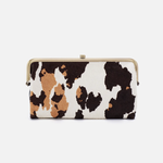 HOBO HOBO - Lauren Wallet Cowprint Hair On