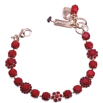 Mariana Must-Have Blossom Bracelet in "Red Coral" Rose Gold