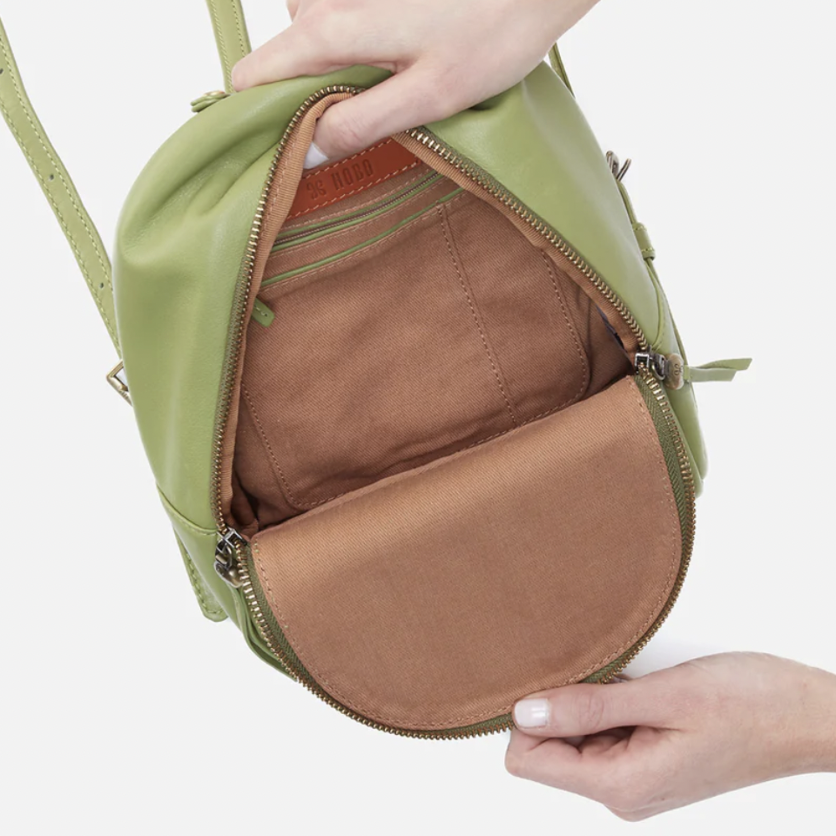 HOBO HOBO - Juno Mini Backpack Leaf Soft Leather