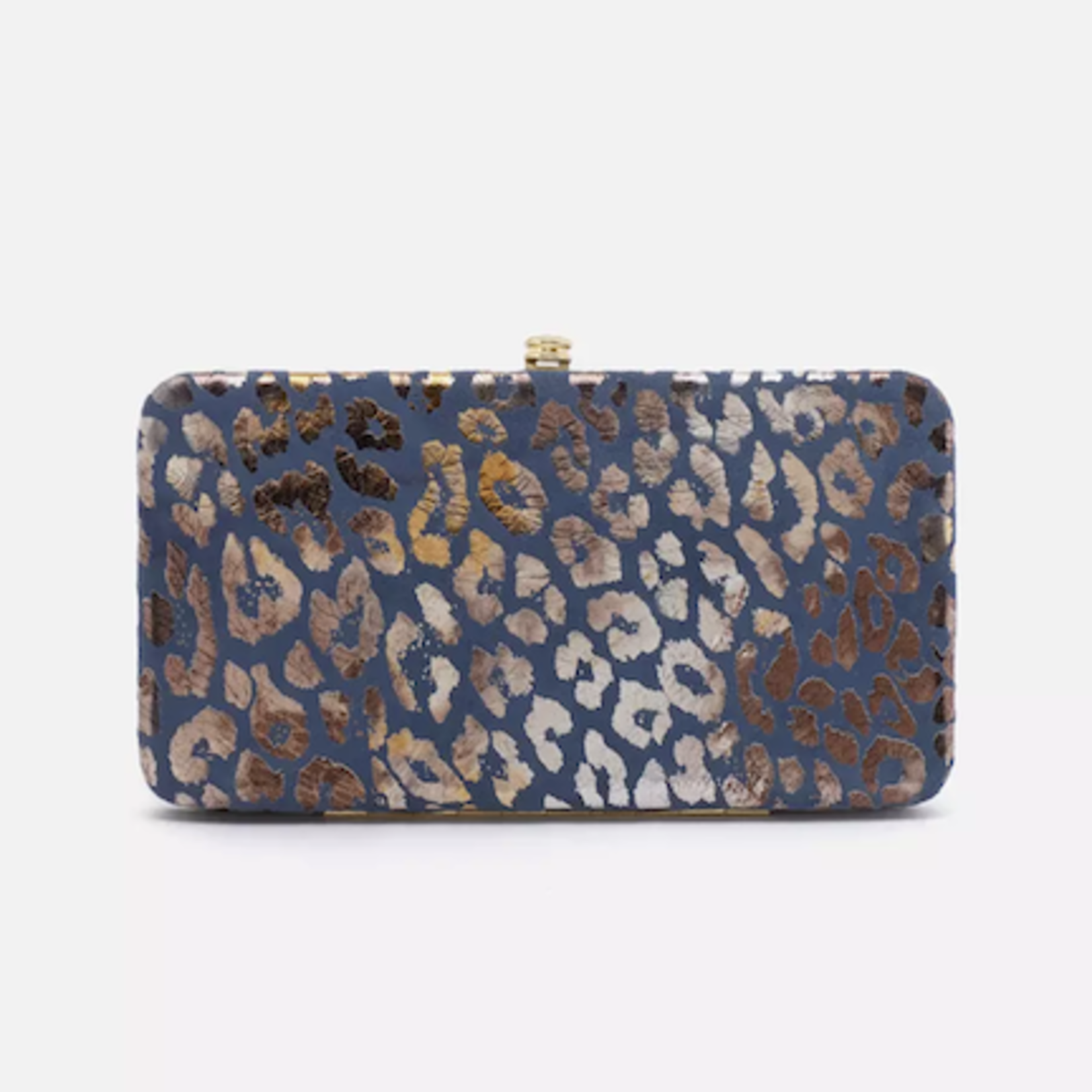 HOBO HOBO - Mia Minaudiere Wallet Mirror Cheetah Printed Leather