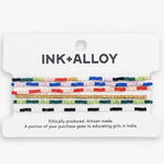 Ink + Alloy Macy Six Strand Beaded Bracelet Set