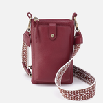 HOBO HOBO - Cass Phone Crossbody Wine Pebbled Leather