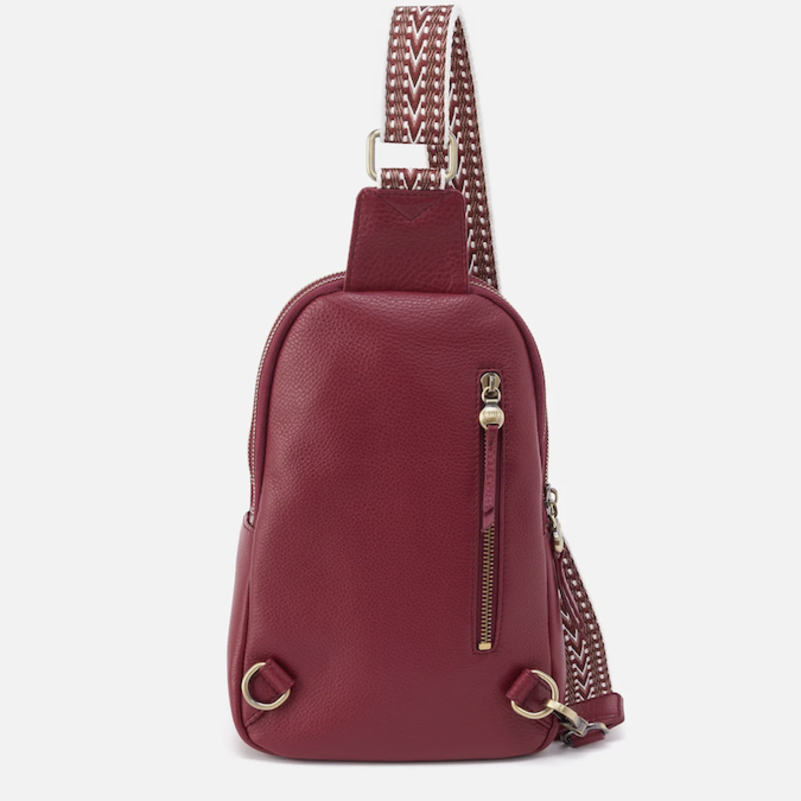 HOBO HOBO - Cass Sling Wine Pebbled Leather