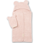 Hooded Towel & Wash Mitt Set