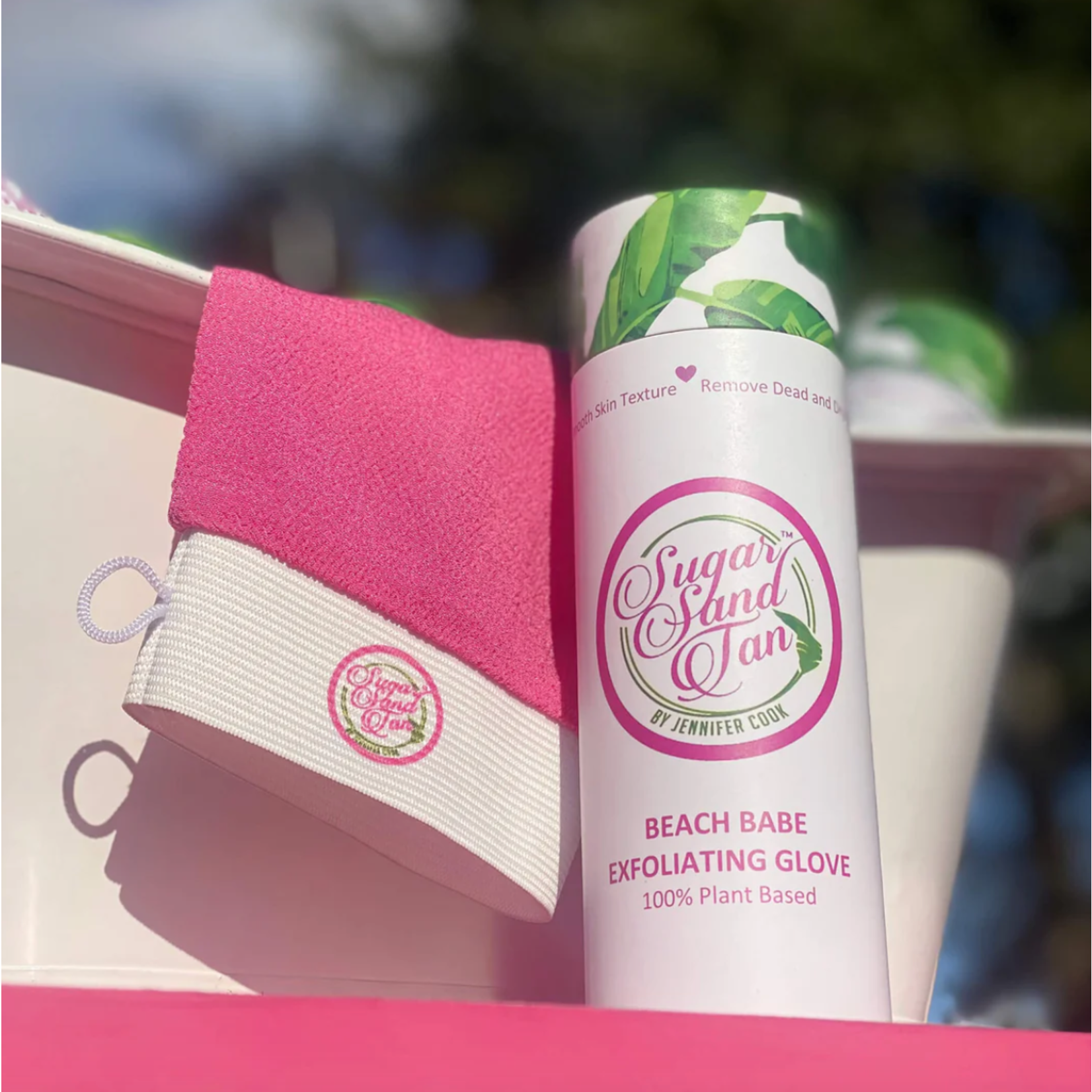 Sugar Sand Tan Exfoliating Glove