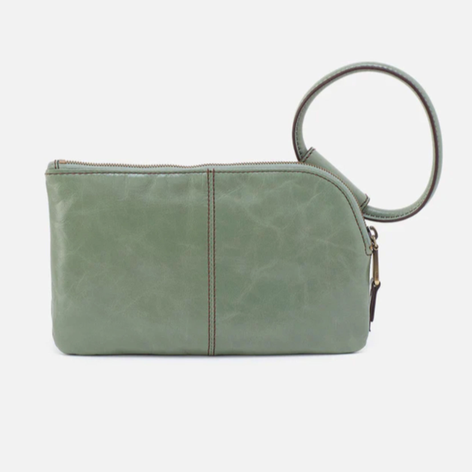 HOBO HOBO - Sable Wristlet Jade Polished Leather