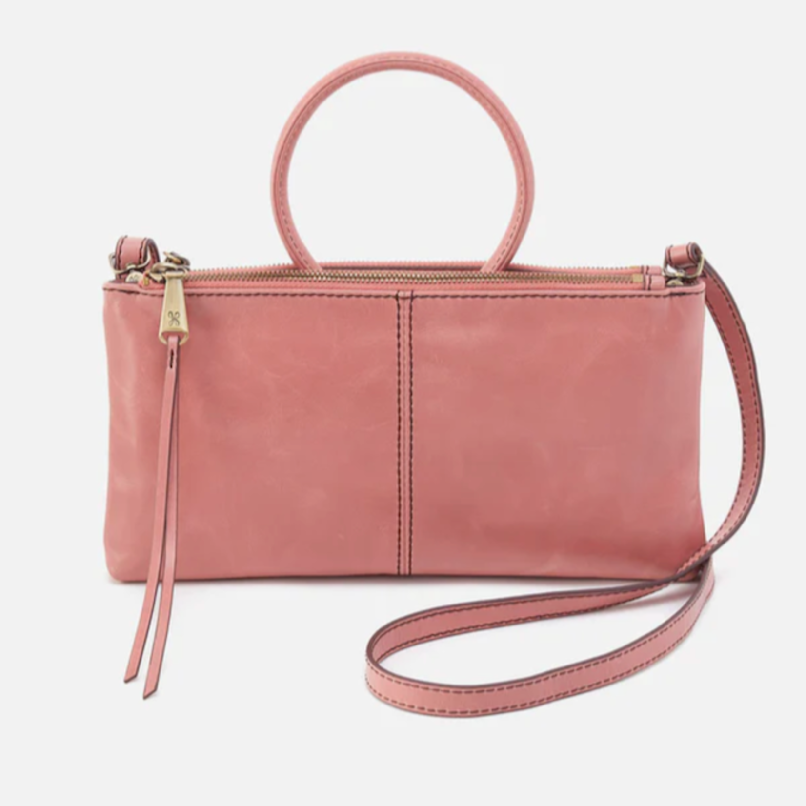 HOBO HOBO - Sable Wristlet Rose Polished Leather