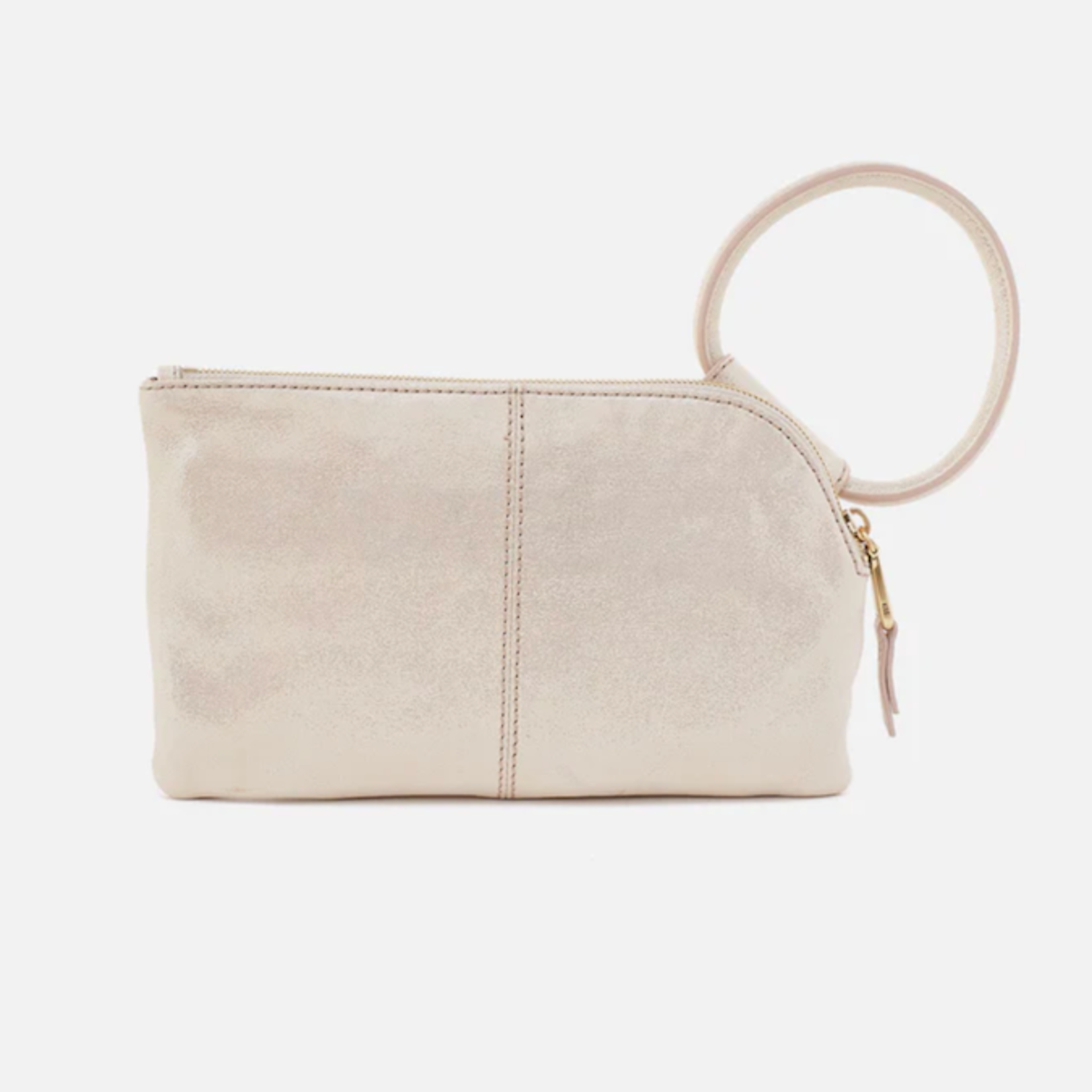 HOBO - Sable Wristlet Sand Shimmer Metallic Leather