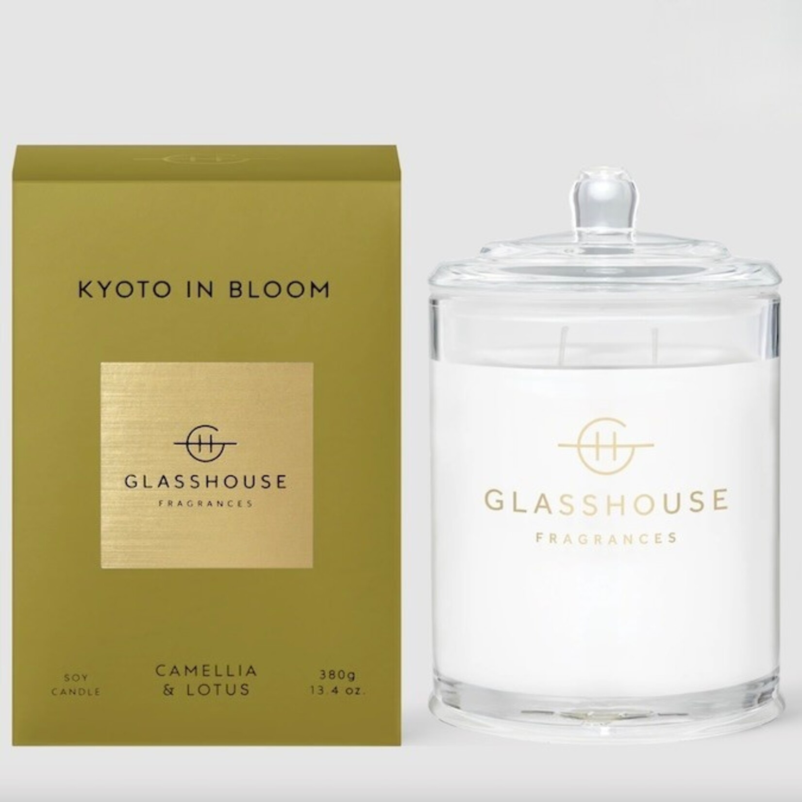 GLASSHOUSE FRAGRANCES Triple Scented Candle, 13.4 oz