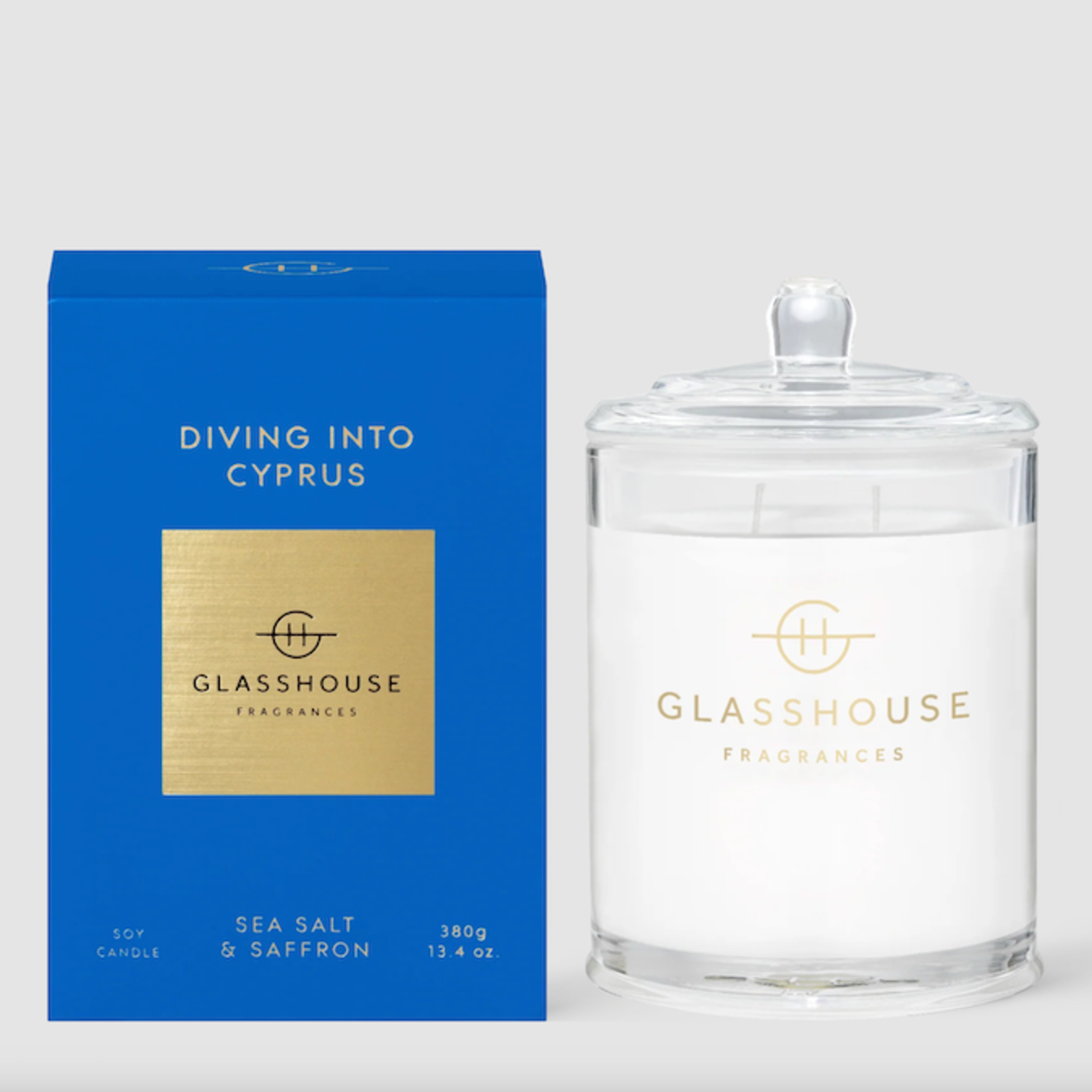 GLASSHOUSE FRAGRANCES Triple Scented Candle, 13.4 oz