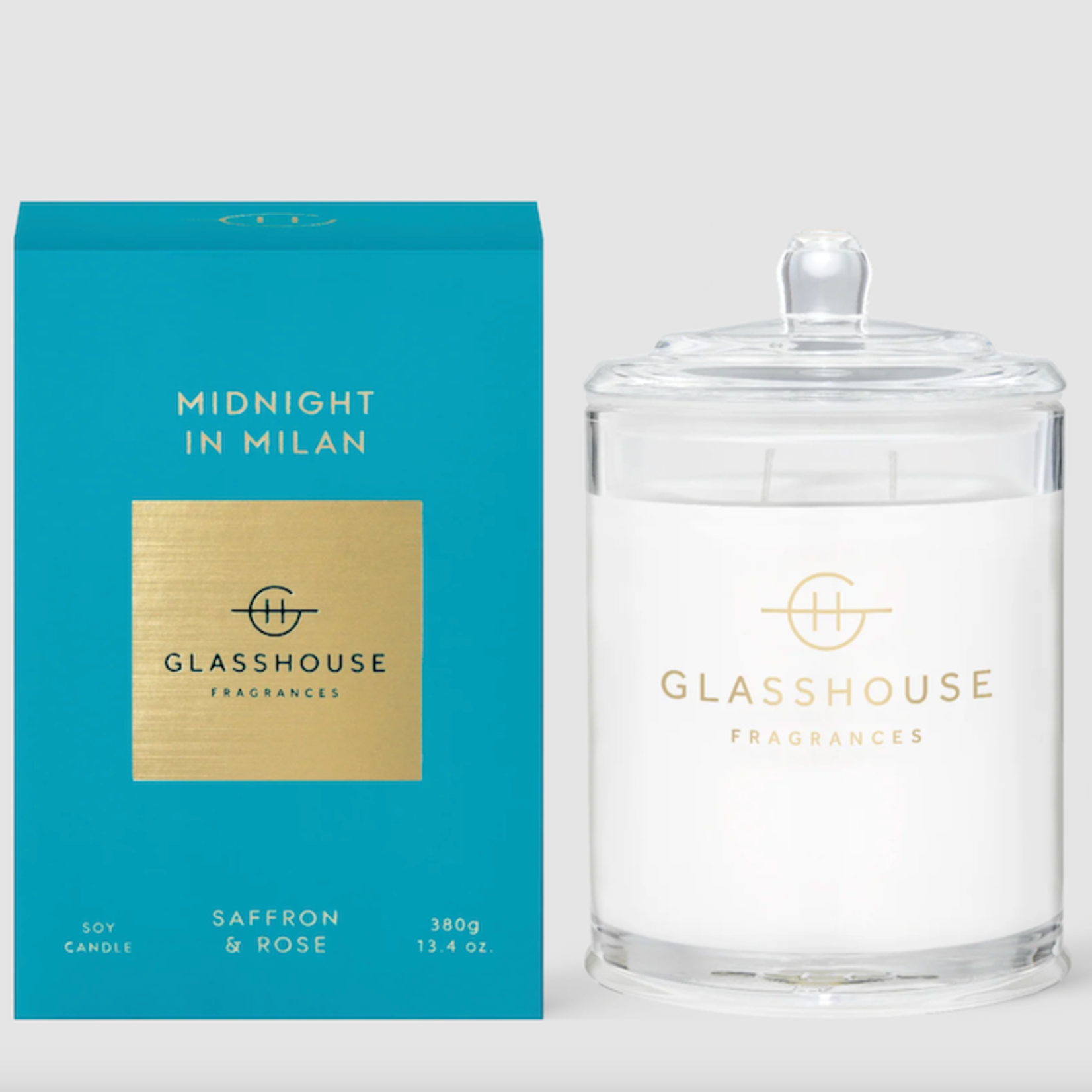 GLASSHOUSE FRAGRANCES Triple Scented Candle, 13.4 oz