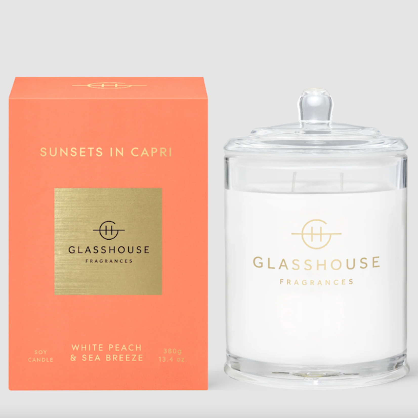 GLASSHOUSE FRAGRANCES Triple Scented Candle, 13.4 oz