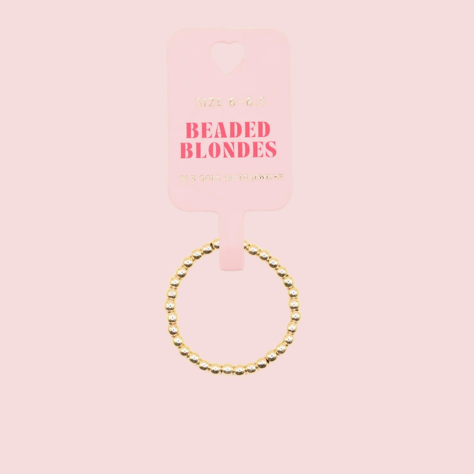 Beaded Blondes Lauren Beaded Band in Gold